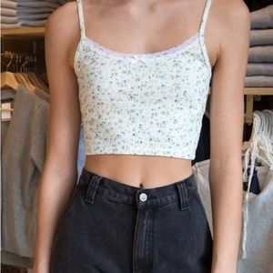 Floral Brandy Melville tank.